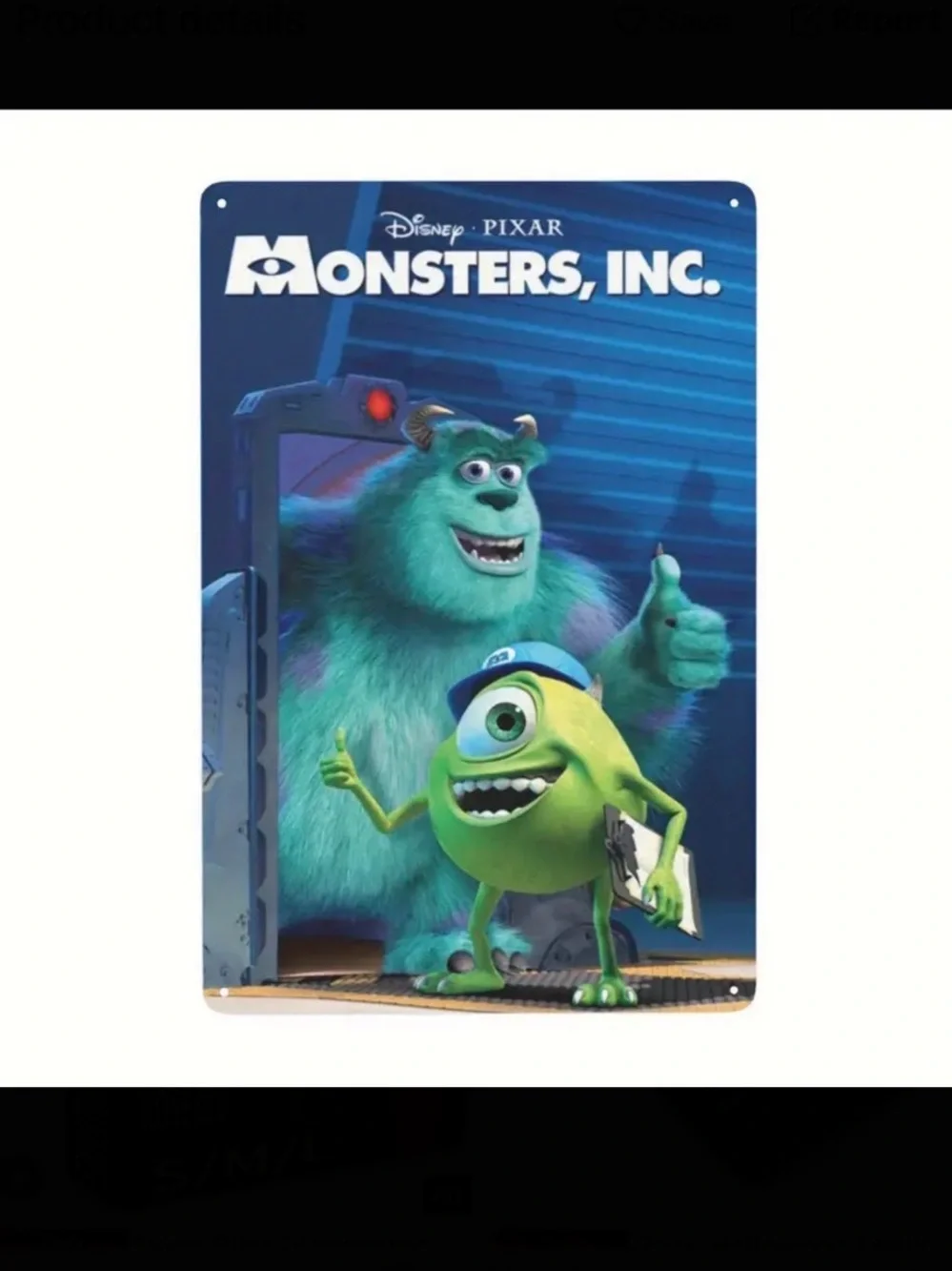 🌟Pick Any 2/$26 Sale Monsters Inc Sign